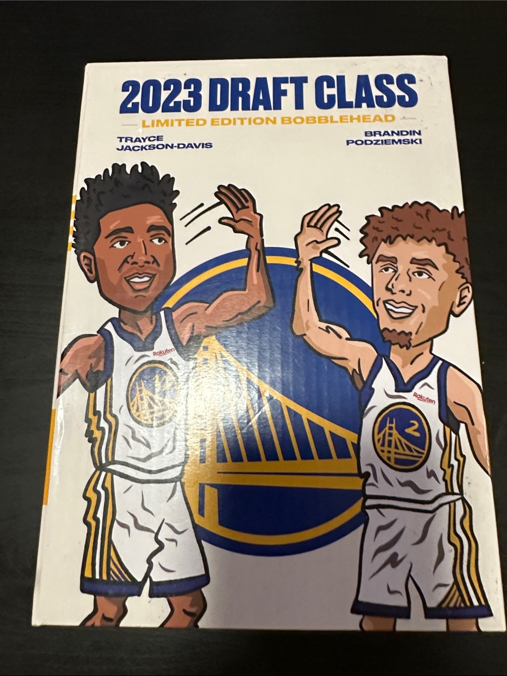 Golden State Warriors 2023 Draft Class Limited Edition Bobblehead